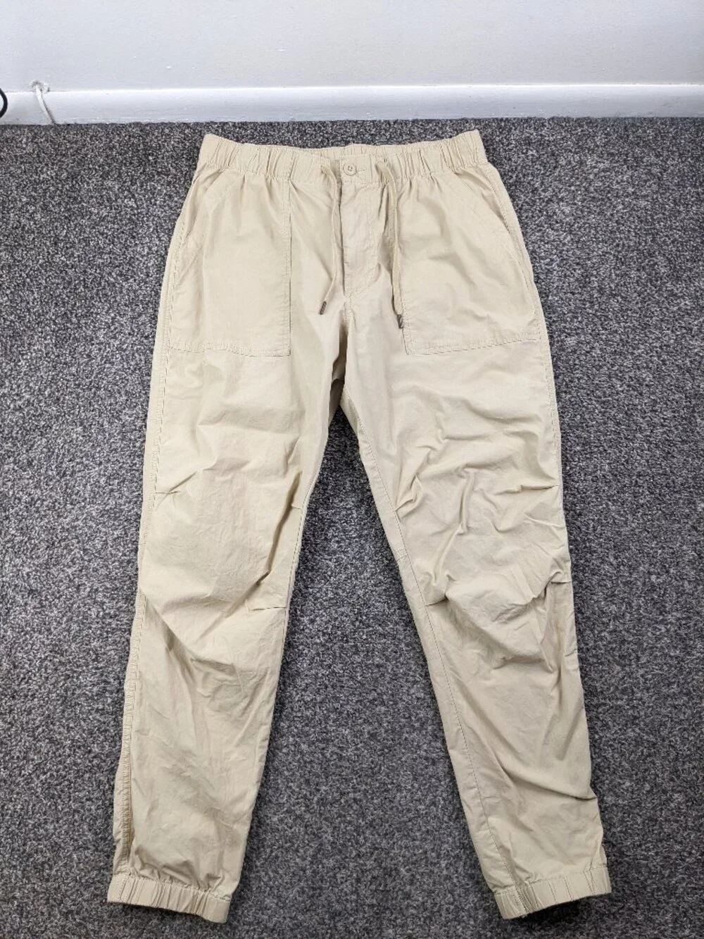Polo Ralph Lauren Relaxed Fit Poplin Jogger Pants Mens M Elastic Waist Utility